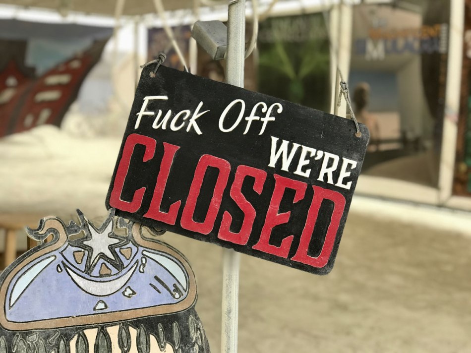 Fuck Off We're Closed